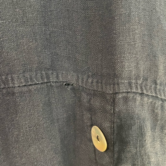 ✨ Lungo L’arno Navy Linen Midi Dress – Size 1X – Read Description - Picture 5 of 10